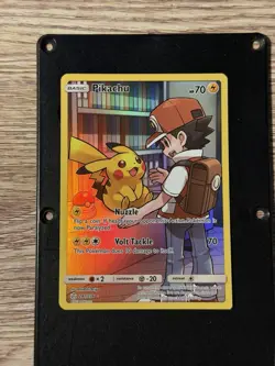 Pokemon Sun & Moon Cosmic Eclipse Pikachu Secret Rare 241/236 Mint Pack Fresh - Image 1