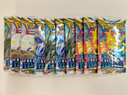 10x Pokemon Silver Tempest Booster Pack Sword & Shield New Sealed English PSA - Image 1