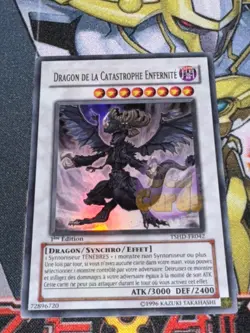 CARTE Yu Gi Oh DRAGON DE LA CATASTROPHE ENFERNITE TSHD-FR042 1ere edition - Image 1