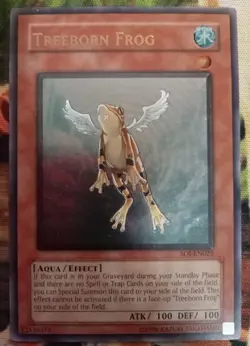 Yugioh - Treeborn Frog SOI-EN025 Ultimate Rare - Image 1