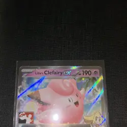 Pokemon TCG Lillie's Clefairy ex 056/159 Prize Pack Series Cards Holo - Image 3