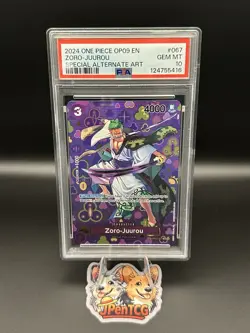 One Piece Card Game TCG OP09 Zoro-Juurou OP05-067 SP PSA 10 - Image 1