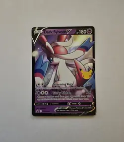 Dark Sylveon V SWSH134 Black Star Promo Celebrations NM Pokemon Card TCG - Image 1