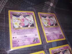 Lot Of 4 Pokemon Gym Heroes Sabrina's Mr. Mime 94/132 Cards - Image 2