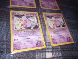 Lot Of 4 Pokemon Gym Heroes Sabrina's Mr. Mime 94/132 Cards - Image 3