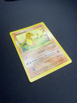Pokemon Charmander Shadowless Base Set Card # 46/102 A6 - Image 2