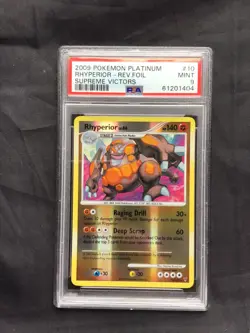 Pokemon Cards: Supreme Victors Reverse Holo: Rhyperior 10/147 PSA 9 - Image 1