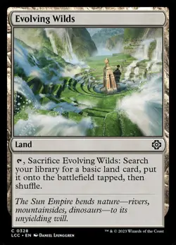 Evolving Wilds X4 (Commander: The Lost Caverns of Ixalan (2023)) MTG (NM) *CCGHo - Image 1