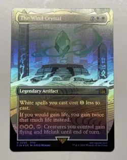 The Wind Crystal (Borderless) Final Fantasy Foil - Image 1