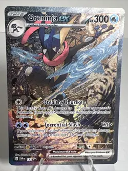LP+ Greninja ex 132 Scarlet & Violet Promo Cards AUTHENTIC Pokemon Card - Image 1
