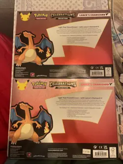 2x Pokemon Celebrations Collection Lance's Charizard V Box - Image 2
