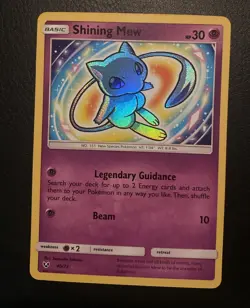 MINT Pokemon TCG Shining Mew Shining Legends Holo 40/73 - Image 3