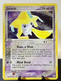Pokemon TCG: 2004 EX Hidden Legends Jirachi 8/101 Holo Rare LP+ - Image 1