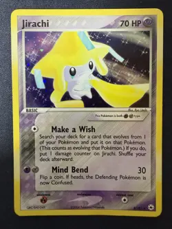Pokemon TCG: 2004 EX Hidden Legends Jirachi 8/101 Holo Rare LP+ - Image 5