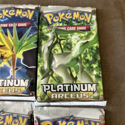 2009 POKEMON PLATINUM ARCEUS BOOSTER PACK FACTORY SEALED MULTI ARTWORK LOT OF 4 - Image 3