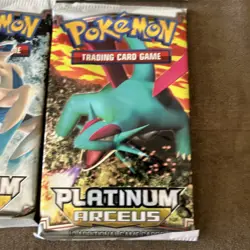 2009 POKEMON PLATINUM ARCEUS BOOSTER PACK FACTORY SEALED MULTI ARTWORK LOT OF 4 - Image 5