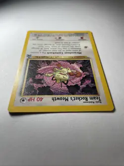 Team Rocket's Meowth #18 LP-NM Black Star Promo WoTC Pokemon TCG - Image 3
