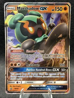 Marshadow GX Pokemon SM Black Star Promo SM59 Promo NM - Image 1