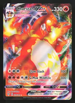 Pokemon Charizard VMAX 020/189 Darkness Ablaze Ultra Rare Holo LP - Image 1