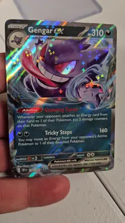 Pokemon TCG Gengar EX Scarlet & Violet-Temporal Forces 104/162 Double Rare Holo - Image 2