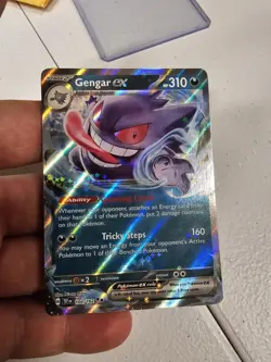 Pokemon TCG Gengar EX Scarlet & Violet-Temporal Forces 104/162 Double Rare Holo - Image 4