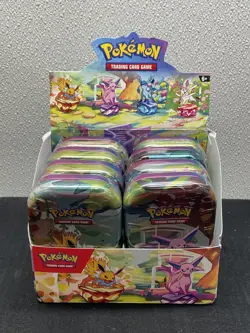 Pokemon TCG: Prismatic Evolutions Mini Tin Booster Packs Lot of 8 Sealed - Image 1