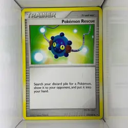 Pokemon Rescue 115/127 Platinum Uncommon English - Image 1