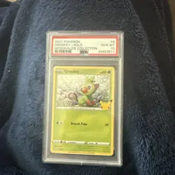 PSA 10 Gem Mint Grookey 8/25 Pokemon McDonald's Collection Holo 25th Anniversary - Image 1