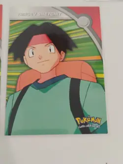 Pokemon 2000 Topps TV Animation Series 3 Butch/Brock/#52 Meowth Non Holo Cards - Image 2