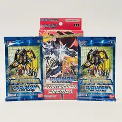 Digimon Card Game Starter Deck Jesmon + 2 Classic Packs New & Sealed - Image 1