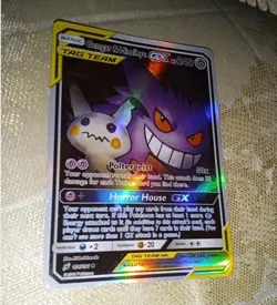 Pokemon Gengar & Mimikyu GX 165/181 Team Up Alternative Art Ultra Rare Holo Card - Image 1