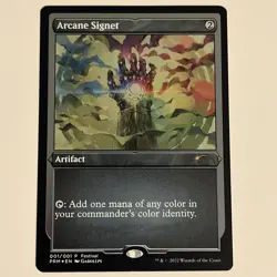 Arcane Signet (Foil Etched) MagicFest Cards Foil LP - Image 1