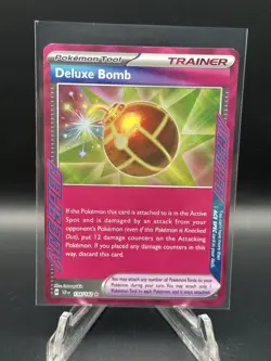 Deluxe Bomb 134/142 Sv07: Stellar Crown Holo Pokemon Tcg Cards Rare Mint A1 - Image 1