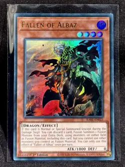 Fallen of Albaz Ultra Rare 1st Edition Mint Yu-Gi-Oh! Card [RA01-EN021] - Image 1