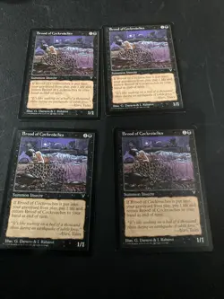 MTG: Brood of Cockroaches -Visions - 4 Card Playset - Image 1