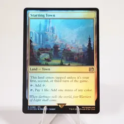 Starting Town Foil 0289 Final Fantasy FIN MTG NM See Video - Image 1