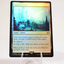 Starting Town Foil 0289 Final Fantasy FIN MTG NM See Video - Image 4