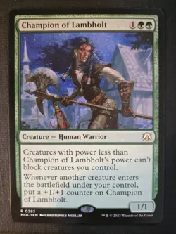 Champion of Lambholt NM Commander: March of the Machine MTG FREE SHIPPING - Image 1