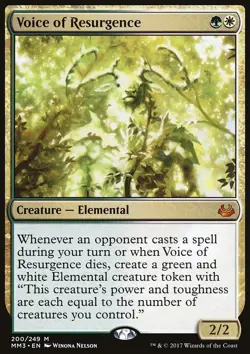 MTG Magic the Gathering Voice of Resurgence (200/270) Modern Masters 2017 LP - Image 1