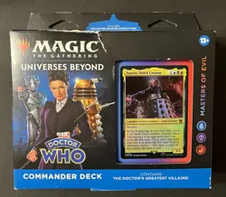 Magic The Gathering Universes Beyond Dr. Who Commander Deck READ DESCRIPTION! - Image 1