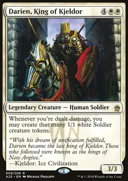 MTG Magic the Gathering Darien, King of Kjeldor (9/266) Masters 25 LP - Image 1