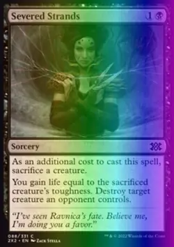 MTG Magic the Gathering Severed Strands (88/603) Double Masters 2022 NM FOIL - Image 1