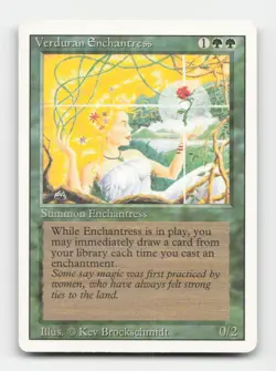 Verduran Enchantress Revised Edition # Magic the Gathering Rare - Image 1