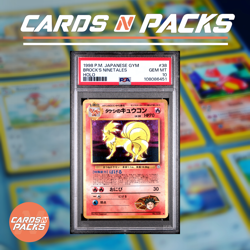 Carte Pokemon Brock's Ninetales 38 Gym Heroes Japanese Japonais PSA 10 MINT 🇯🇵 - Image 1