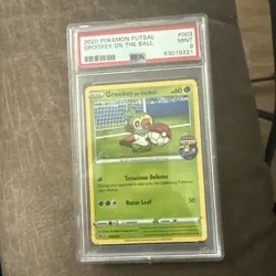 2020 Pokemon Futsal Promo # 003 Grookey On The Ball PSA 9 - Image 1