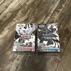 Pokemon TCG Black Bolt and White Flare Booster Bundle Set of 2 Sealed New - Image 1
