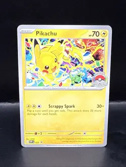 Pokemon TCG Worlds 2025 Pikachu Promo Near Mint - Image 2