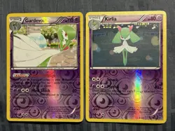 Pokemon Gardevoir 57/99 + Kirlia 56/99 Reverse Holo Next Destinies 2012 - Image 1