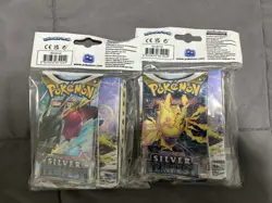 PAIR - Pokemon TCG Mini Binder Silver Tempest + Sealed Booster Pack (total 2) - Image 1