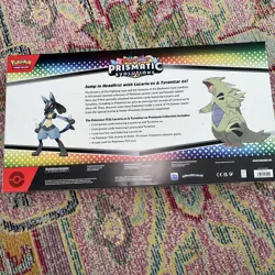 Pokemon TCG SV Prismatic Evolutions Lucario EX & Tyranitar EX Premium Collection - Image 4